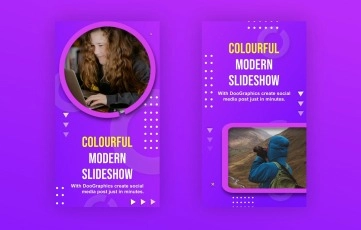 Colourful Fashion Instagram Stories After Effects Template