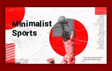 Minimalist Sports Intro After Effects Template