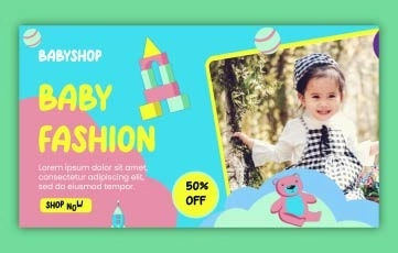 Baby Fashion Slideshow After Effects Templates