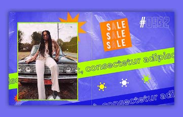 Colorful Fashion Plastic Slideshow After Effects Template