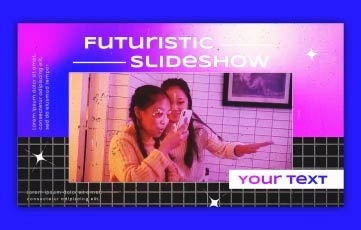 Futuristic Slideshow After Effects Template