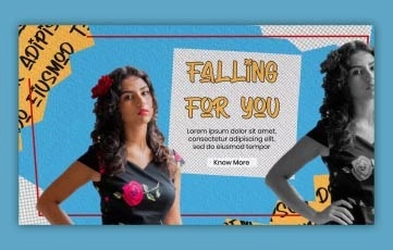 Falling For You Slideshow After Effects Templates