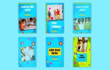 Kids Blog Instagram Story After Effects Template
