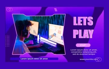 Lets Play Intro After Effects Template