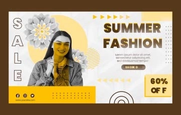 Summer Fashion Sale Intro After Effects Template