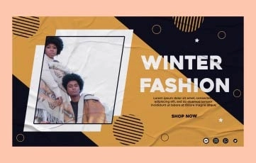 Winter Fashion Intro After Effects Template