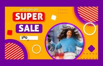 Super Sale Intro After Effects Template 2