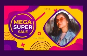 Mega Sale Intro After Effects Template