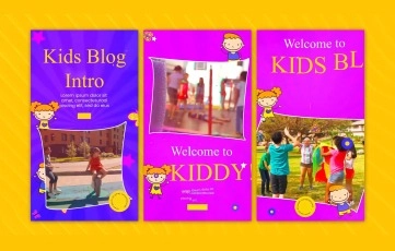Kids blog Instagram Story 1 After Effects Template