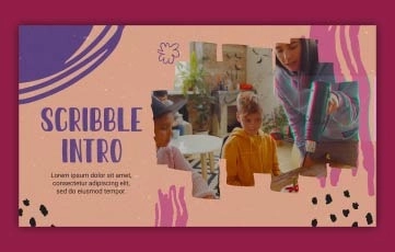 Scribble Design Intro After Effects Templates