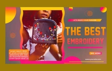 Embroidery Intro After Effects Template