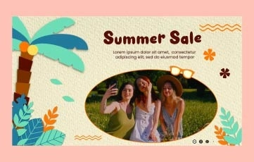 Summer Sale Intro After Effects Template
