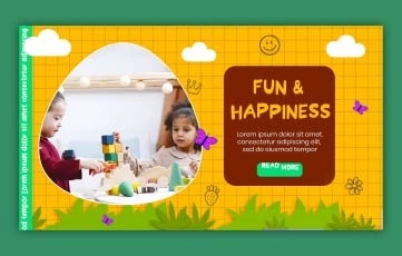 Kids Slideshow After Effects Templates