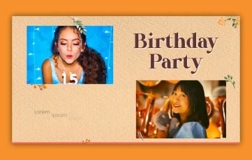 Birthday Anniversary Celebration Intro After Effects Template