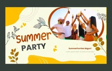Beautiful Summer Intro After Effects Template