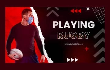 Playing Rugby Intro After Effects Template