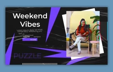 Puzzle Feed Intro After Effects Template