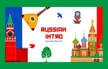 Russian Intro After Effects Template