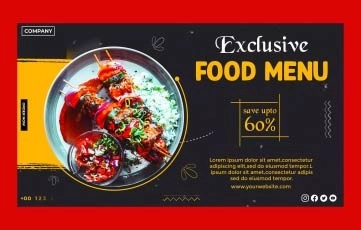Digital Food Intro After Effects Template