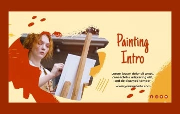 Painting Intro After Effects Template