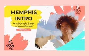 Memphis Intro After Effects Template