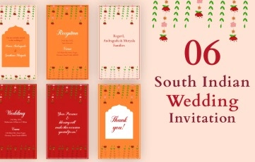 South Indian Wedding Invitation Instagram Story After Effects Template