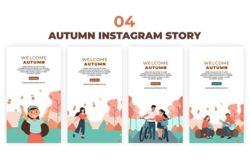 Autumn Instagram Story After Effects Template