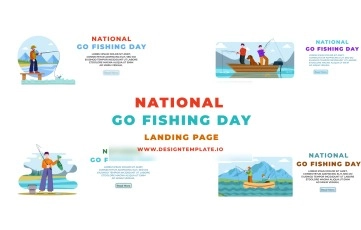 National Go Fishing Day After Effects Template