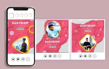 Shop Now Instagram Post After Effects Template