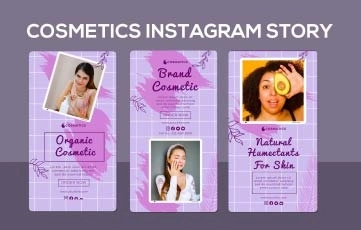 Cosmetics Instagram Story After Effects Template
