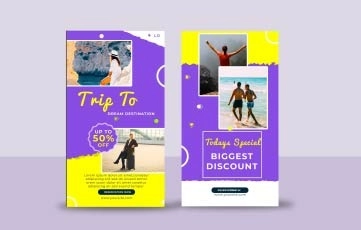 After Effects Template Travel Agency Instagram Story
