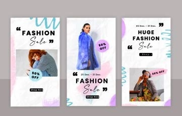 Fashion Store Instagram Story After Effects Template