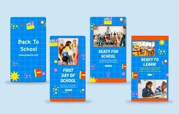After Effects Template Back To School Instagram Story
