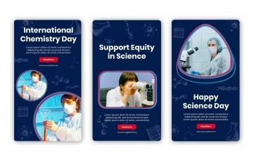 International Chemistry Day Instagram Story After Effects Template