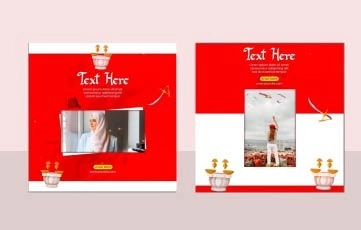 Turkish Instagram Post After Effects Template