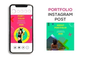 Portfolio Instagram Post After Effects Template