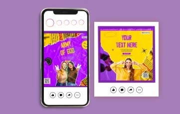 News Instagram Post 01 After Effects Template