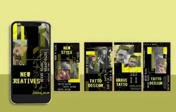 Poster Instagram Story After Effects Template