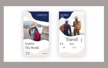 Travel Instagram Story 03 After Effects Template