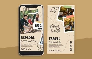 Travel Instagarm Story 02 After Effects Template