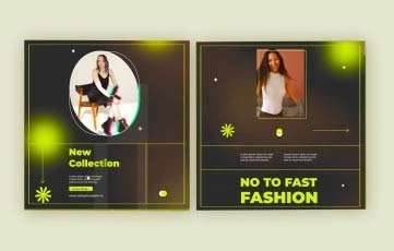 Minimal Fashion Instagram Post 3 After Effects Template