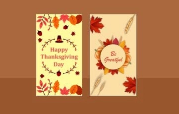 Thanks Giving Instagram Story 07 After Effects Template