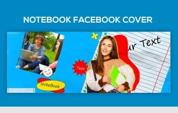 Note Book Facebook Cover After Effects Template