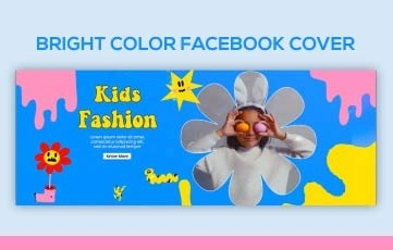 Bright Color Facebook Cover After Effects Template