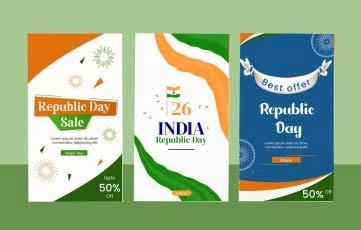 Republic Day Sale Instagram Story After Effects Template