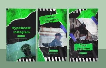 Hypebeast Instagram Story After Effects Template