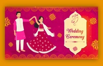 Beautiful Indian Wedding Invitation After Effects Template