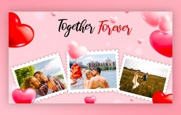Valentine Day Lover After Effects Slideshow Template