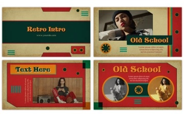 Retro Intro After Effects Templates