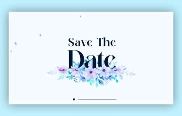 Classy Wedding Invitation Slideshow After Effects Template